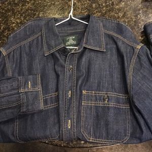 J Crew Denim Workshirt (Small)